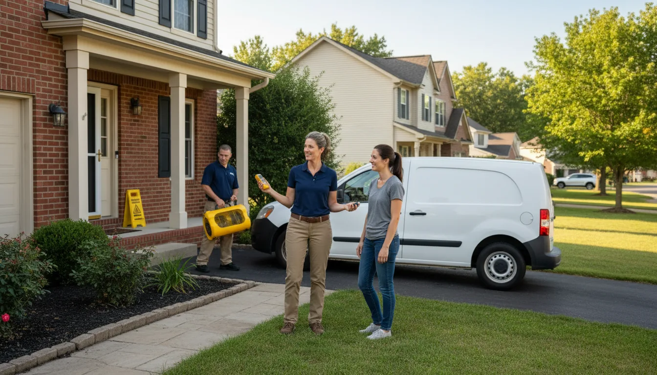 Residential water damage restoration in Holyoke, CO